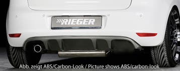 Rieger diffuser | geschikt voor VW Golf 6 VI 2008-2012 | ABS, Verzenden