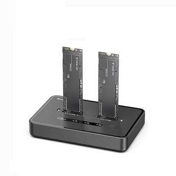 DrPhone DataBridge – M.2 NVMe SSD Docking Station – Dual Bay, Computers en Software, Harde schijven, Verzenden, Nieuw