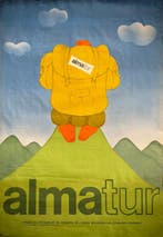 H. Koczyska - Affiche originale Pologne 1976 ALMATUR –