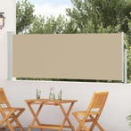 vidaXL Uittrekbaar Zijscherm Beige 500 x 100 cm Polyester, Verzenden