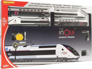 Mehano TGV Inoui set | 2.85m rails | Retour deal -35%, Hobby & Loisirs créatifs, Trains miniatures | HO, Verzenden, Treinset