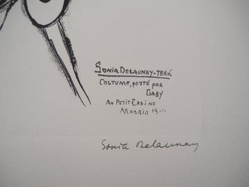 Sonia Delaunay (1885-1979) - Robe Espagnole, Antiek en Kunst