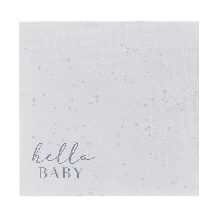 Servetten Hello Baby 16,5cm 16st, Hobby & Loisirs créatifs, Articles de fête, Envoi