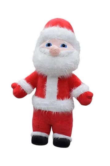 KIMU® Groot Opblaas Kostuum Kerstman 2.6 Meter Opblaasbaar P, Kleding | Heren, Ophalen of Verzenden, Nieuw