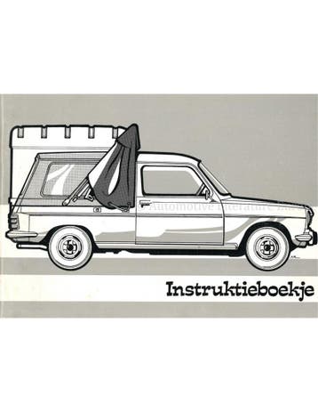 1978 SIMCA 1100 VF2 INSTRUCTIEBOEKJE NEDERLANDS