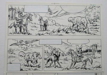 studio Vandersteen - 1 Original page - Bessy, Nieuw