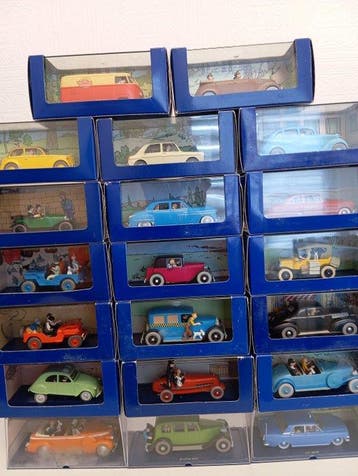 TinTin 1:43 - Modelauto (20) - lot de 20 véhicules