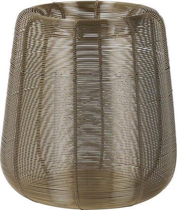 2dekans | Light & Living Windlicht Adeta - Goud - Ø22,5cm -, Ophalen of Verzenden, Nieuw