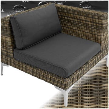 Modulaire ratelset Villanova aluminium, linkerhoek, Tuin en Terras, Verzenden, Nieuw