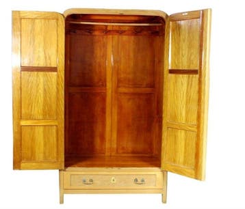 Thonet - Kleerkast (2) - Hout - Buighout Jugendstil, Antiquités & Art