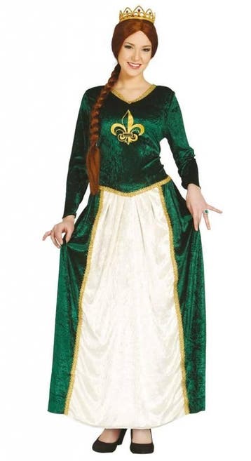 Middeleeuwse Koningin Jurk Dames, Kleding | Dames, Carnavalskleding en Feestkleding, Verzenden, Nieuw