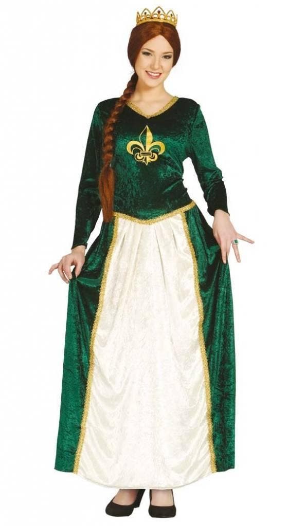 Middeleeuwse Koningin Jurk Dames, Kleding | Dames, Carnavalskleding en Feestkleding, Nieuw, Verzenden