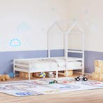 vidaXL Kinderbedhuisje 98x70x176,5 cm massief grenenhout wit, Verzenden, Nieuw