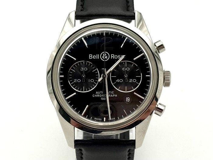 Bell & Ross - Vintage Chronograph - BR126-94-SP - Homme -, Handtassen en Accessoires, Horloges | Heren