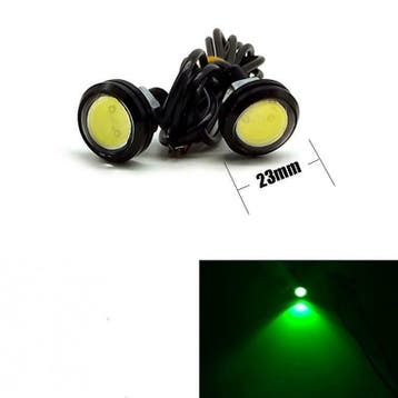 23MM LED - Eagle Eye - Groen - Waterproof, Verzenden