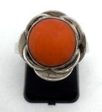Sans prix de réserve - Bague Argent Corail - corail