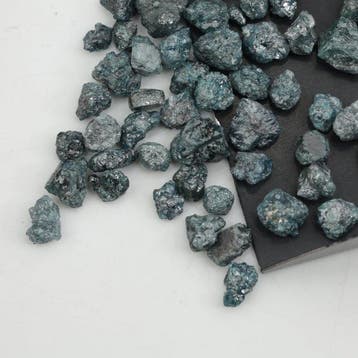 Diamant 45 ct Natuurlijke Blauwe Ruwe Diamant Partij Rauwe