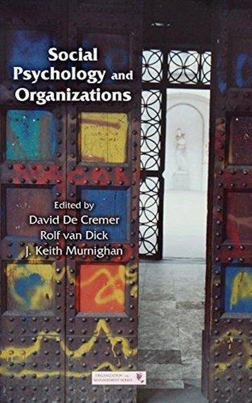 Social Psychology and Organizations 9781848728561, Verzenden, Zo goed als nieuw, David De Cremer
