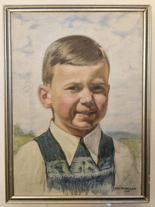 Willy Stieborsky (1881-1966) - Porträt eines Jungen, Antiek en Kunst, Kunst | Schilderijen | Klassiek