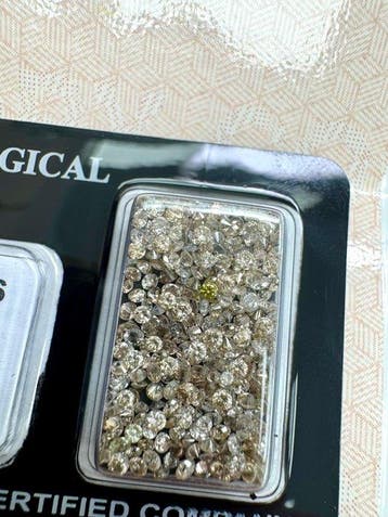 Sans prix de réserve - 262 pcs Diamant (Couleur naturelle) -, Bijoux, Sacs & Beauté, Pierres précieuses