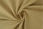 10 meter molton stof - Donker beige, Verzenden, 120 cm of meer, Beige, Katoen