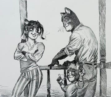 Juanjo Guarnido - Blacksad - 1 Lithografie - Beperkte oplage, Boeken