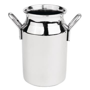 Mini RVS melkbus medium | 12cl | 4,5(Ø)x 8(h)cm Olympia, Verzenden, Nieuw in verpakking