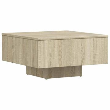 Salontafel eiken 60x60 | Tweede kansje, OP = OP!, Huis en Inrichting, Overige materialen, 50 tot 100 cm, Verzenden, Vierkant