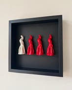 sculptuur, Gli Alfieri scarlatti - 27 cm - Gips