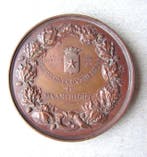 Pays-Bas. Medal Overlijden H.J.W. van Aken, burgemeester