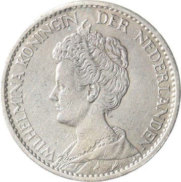 Nederland. Wilhelmina. 1 Gulden 1912 (Zonder minimumprijs)