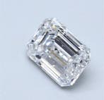 1 pcs Diamant (Naturelle) - 1.02 ct - Émeraude - D, Nieuw