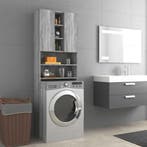 vidaXL Wasmachinekast 64x25,5x190 cm grijs sonoma, Verzenden
