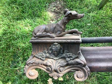 Accessoire de cheminée - Fer - Openhaardrek chiens de chasse