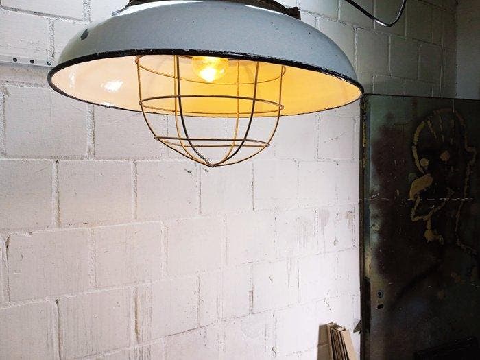 Wilkasy - Plafondlamp - Oks2 - Gietijzer, Antiquités & Art, Antiquités | Éclairage