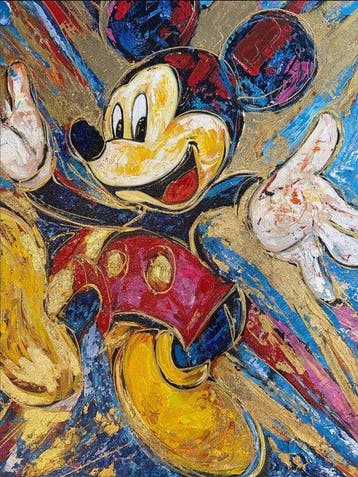 Nguyn Vit Lâm (1993) - Mickey 18 Vintage 80 60 cm.