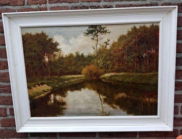 Frans Baaijens (1896-1970) - fraai Twents landschap, Antiek en Kunst