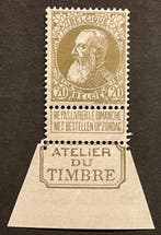 België 1905 - Leopold II Grove baard - 20c en 50c met