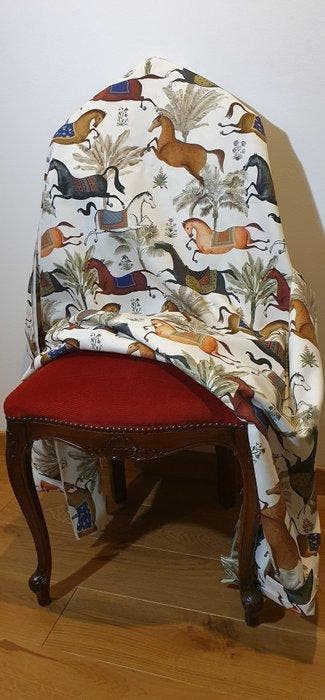 Tissu Artmaison Luxueux « Chevalier d’Orient » chevaux en
