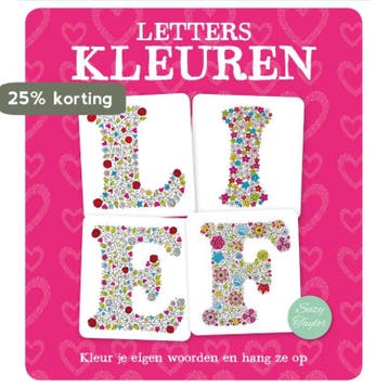 Letters kleuren, Lief 9789000351084 Suzy Taylor, Verzenden, Zo goed als nieuw, Suzy Taylor