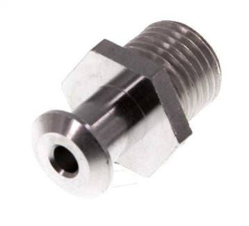 G Embout mâle 1/4 en aluminium pour ventouse DN 4 SW 17 [2, Bricolage & Construction, Verzenden