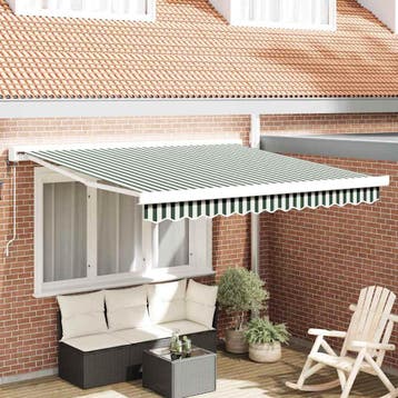 vidaXL Elektrische Zonneluifel 100% Polyester, Verzenden, Nieuw