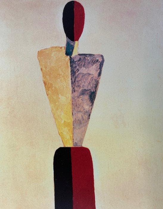 Kasimir Malewitsch - Das Mädchen The Girl - Bauhaus Artprint, Antiek en Kunst, Antiek | Meubels | Stoelen en Sofa's