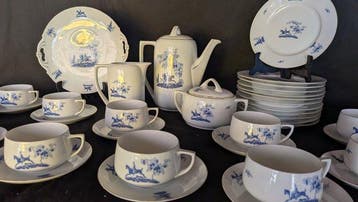 MZ Altrohlau - Koffieservies voor 10 - Porselein, Antiek en Kunst