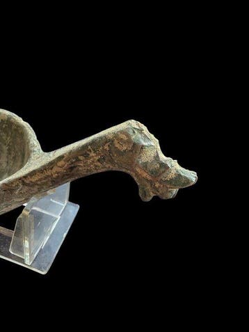 Chinois ancien, empire Han Terre cuite Spoon - 9 cm
