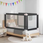 vidaXL Bedhekje peuter 150x25 cm stof donkergrijs, Verzenden
