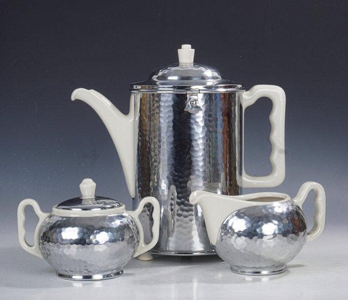 Bauscher Weiden, Thermisol -Lizenz - Koffieservies (3) -, Antiek en Kunst, Kunst | Designobjecten