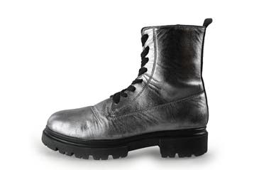 Muyters Veterboots in maat 37 Zilver, Kleding | Dames, Overige kleuren, Verzenden, Overige typen, Zo goed als nieuw