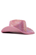 Cowboyhoed Roze Strass Steentjes Cowgirl Western Hoed Cowboy, Ophalen of Verzenden