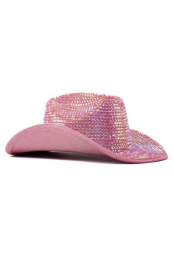 Cowboyhoed Roze Strass Steentjes Cowgirl Western Hoed Cowboy, Kleding | Dames, Ophalen of Verzenden, Nieuw
